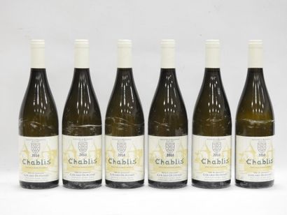 null 6 bottles Chablis Domaine Gérard Duplessis. 2016.