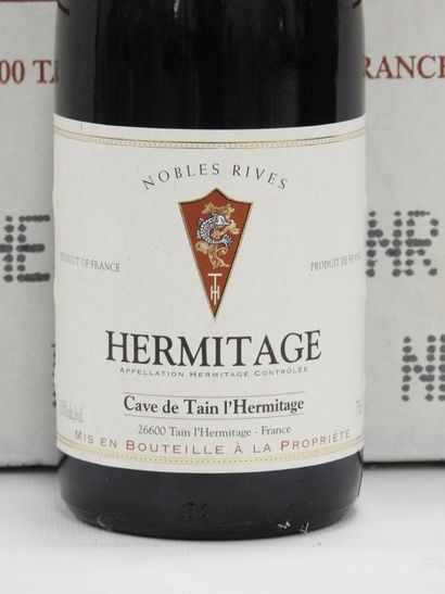 null 6 bottles Hermitage rge Nobles Rives Cave de Tain l'Hermitage. 1998. In cardboard...