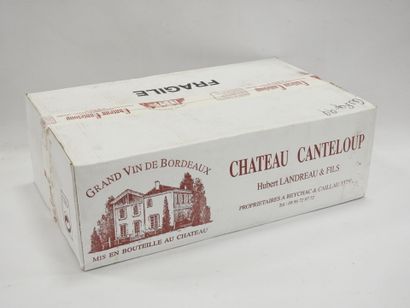 null 12 bottles Château Canteloup Grave de Vayres 1999. In cardboard box