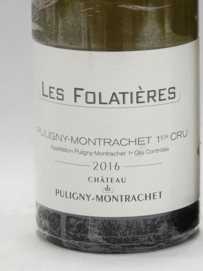 null 3 bottles Puligny-Montrachet Les Folatières, Château de Puligny-Montrachet....