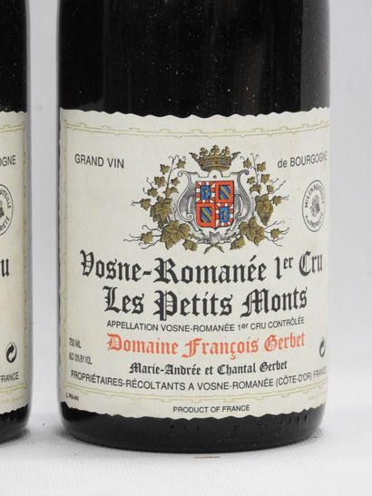 null 2 bottles Vosne-Romanée 1er Cru Les Petits Monts Domaine François Gerbet 19...