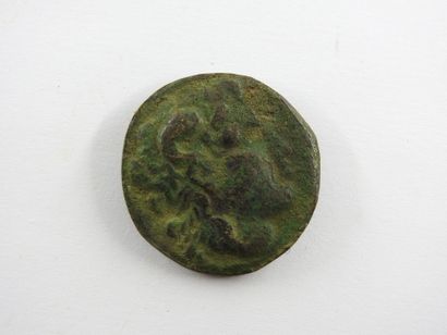 null Collection de 8 monnaies en bronze d'époque antique (principalement d'époque...