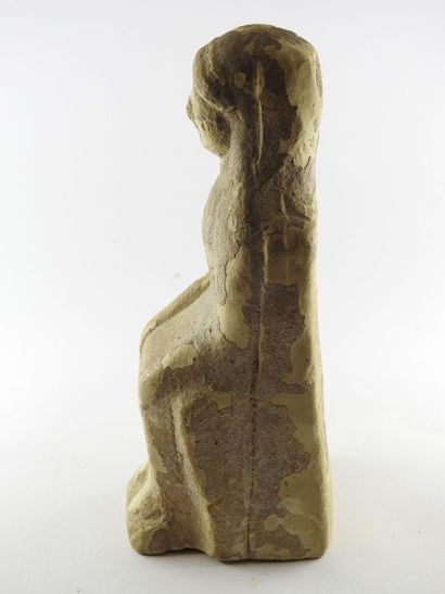 null Statuette en terre cuite ; Hauteur : 13,8cm. 

Elle représente Demeter.

Grèce,...