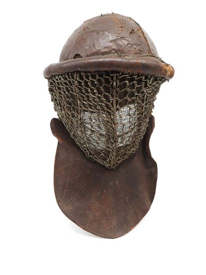 null GERMANY. Mask for the training to the famous duels of students known as MENSUR,...