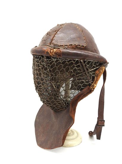 null GERMANY. Mask for the training to the famous duels of students known as MENSUR,...
