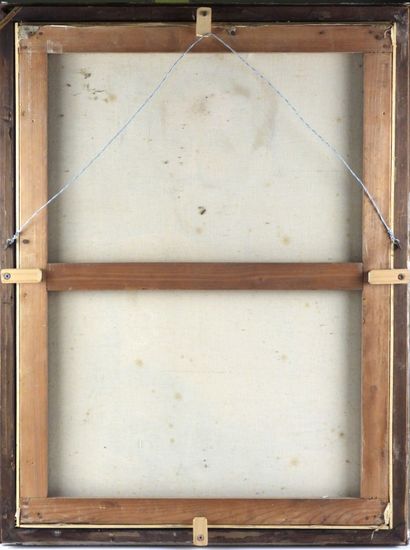 null LABARTHE H. Pastel representing a fencer, 72,5 X 54 cm, framed under glass,...