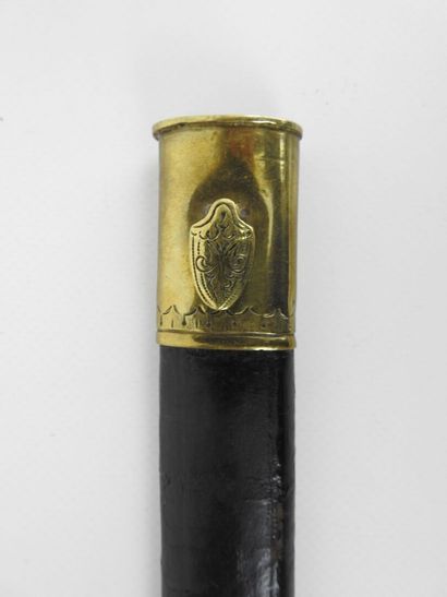 null FRANCE. Fireman's dagger called "dagger of fire" (1850) horn handle fluted,...