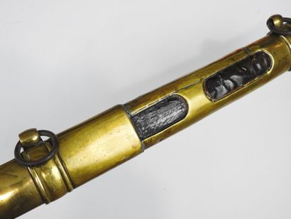 null FRANCE. HORSE GRENADIER SABRE of the IMPERIAL GUARD. Brass mounting, three-pronged...