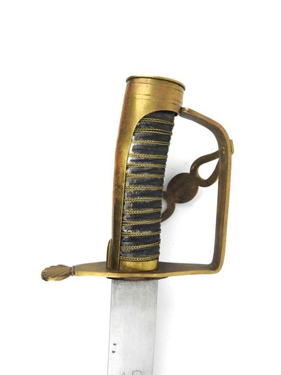 null FRANCE. Saber of the type of the officers of the troops on foot of the end of...