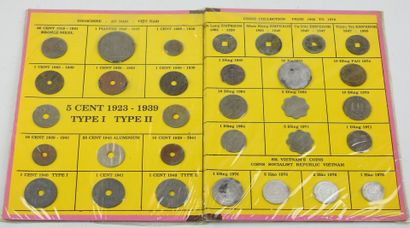 null INDOCHINE - ANNAM - VIETNAM
Série de 31 monnaies 1802 - 1976 Coins Collecti...