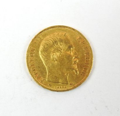 null FRANCE
20 francs or type Napoléon III non lauré 1858
6.44g
