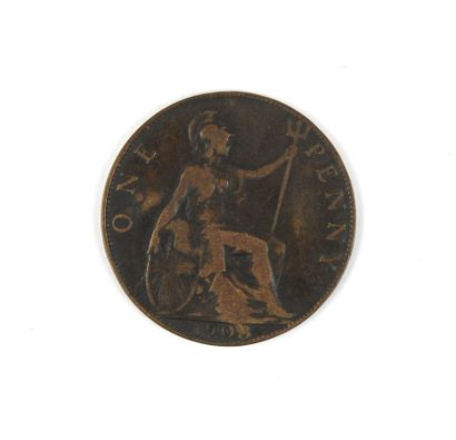 null GRANDE-BRETAGNE
Monnaie satirique Edouard VII - One penny - 1903
31 mm.
Usures
Provenance...