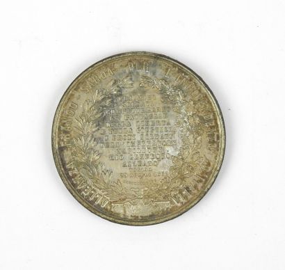 null ITALIE
Médaille Alliance Franco-Sarde pour l'indépendance de l'IItalie 1859...