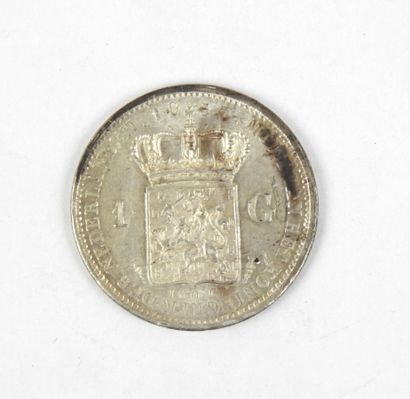null PAYS-BAS
William I (1814 - 1840).1 gulden. 1837.
Av. WILLEM. KONIG. DER. NED.G.H.V.E....