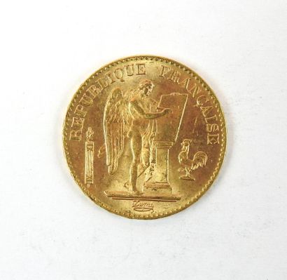 null FRANCE
20 francs or type Génie1893
6.46g