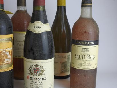 null 7 bouteilles dont Chateau Ducru-Beaucaillou Saint Julien 1990 - Sauternes Cordier...