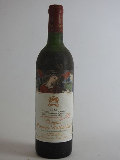 1 bouteille Chateau Mouton Rothschild 1985....