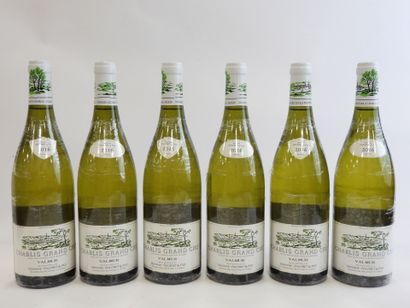 6 bouteilles Chablis Valmur Vocoret et Fils...