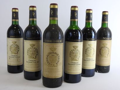 6 bouteilles Chateau Gruaud Larose GCC :...