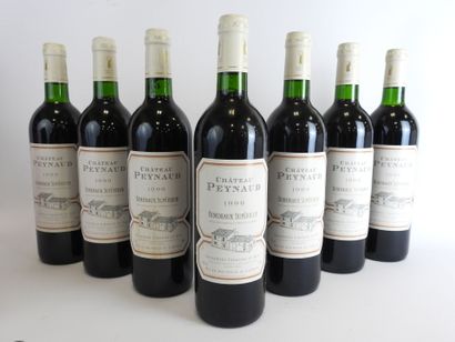 null 7 bouteilles Chateau Peynaud Bordeaux supérieur 1999