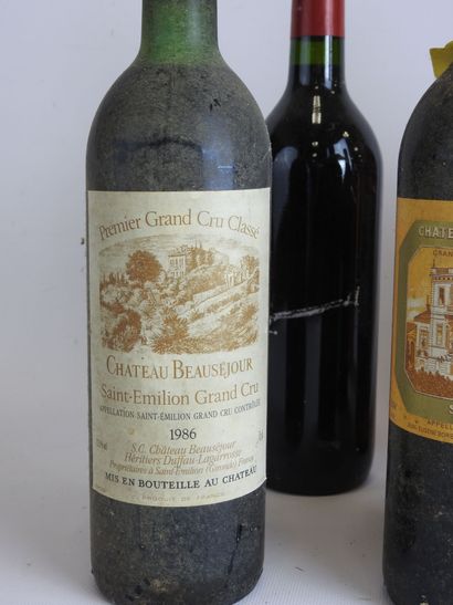 null 7 bouteilles dont Chateau Ducru-Beaucaillou Saint Julien 1990 - Sauternes Cordier...