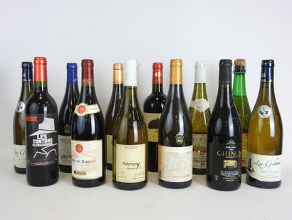 null 12 bouteilles dont Les Gabares Cour Cheverny 2011, les tontons flingeurs Val...