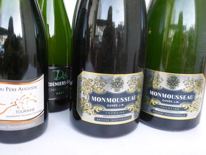 null 9 bouteilles et magnum dont Champagne Deuxdeniers - Simon brut, caves du père...