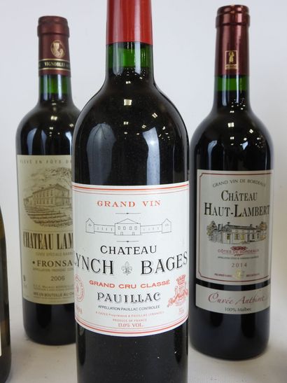 null 6 bouteilles Chateau Lynch Bages Pauillac Grand Cru Classé 1998, Les Vaucorneilles...