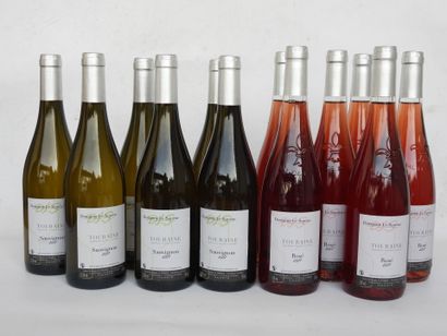 null 12 bouteilles Touraine Sauvignon blanc et rosé, Domaine Le Sourne 2017
