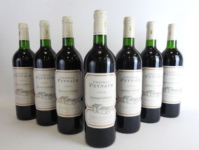 null 7 bouteilles Chateau Peynaud Bordeaux supérieur 1999