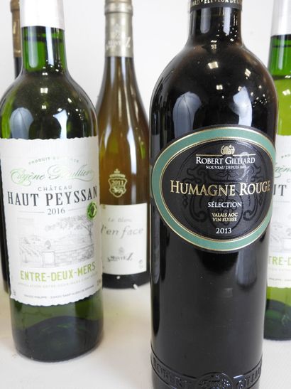 null 12 bouteilles dont Chablis Vieilles vignes 2011, Menetou Salon Isabelle et Pierre...