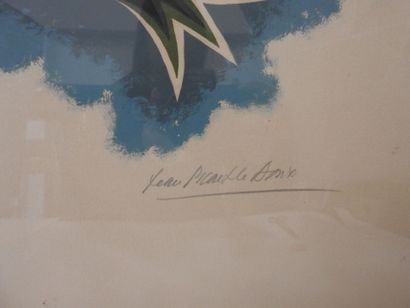 null Jean PICART LE DOUX (1902-1982) : L'envol. Lithographie couleurs. Titré, numéroté...