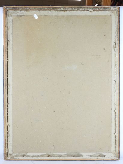 null FRANCE. Gravure encadrée "A la gloire du 5e Chasseurs", 62 X 45 cm. Epoque 1900....