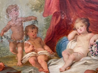 null Jean-Baptiste BENARD (actif en France entre 1751 et 1789)
Allegorie des Arts
Toile
H:...