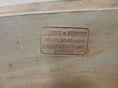 null MANDEVILLE et BERNIER à Castelnaudary (manufacture fondée en 1810) : Paire d'importants...