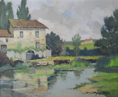 Georges ROBIN (1903- 2003) : Moulin de Saint...