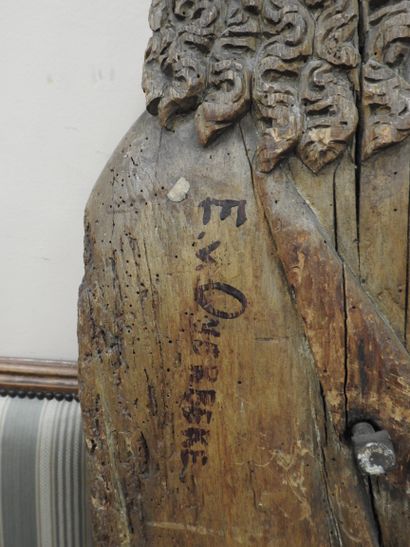null Figure en bois sculpté représentant probablement Saint Jean
Pays-Bas, debut...