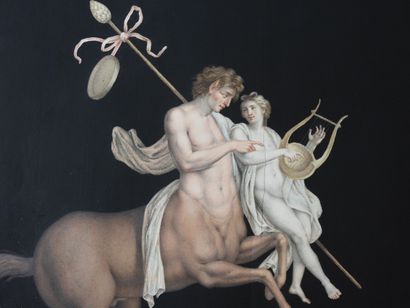 null Michelangelo MAESTRI (1741-1812) attribué à : Figures allégoriques d'après l'antique....