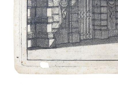 null Carlo RANA (1715 Susa - 1804): 
E. Ergastolo in parte gotica. G. Galleria. H....
