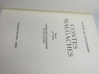 null LONGCHAMPS Jeanne de. Contes malgaches. Paris, Editions Erasme. Broché. In-8.
On...