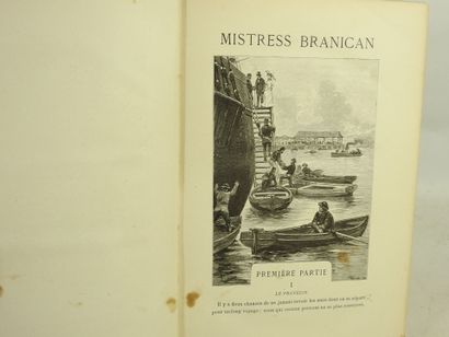 null VERNE JULES. Voyages extraordinaires - Mistress Branican. Paris, J. Hetzel &...