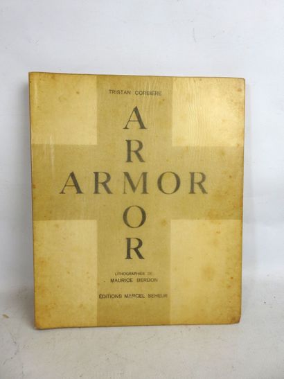 null CORBIERE Tristan. Armor Armor. Editions Marcel Seheur. Broché. Usures et rousseurs....