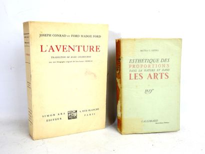 null CONRAD Joseph et FORD MADOX FORD. L'aventure. Paris, Simon Kra. 1926. Exemplaire...