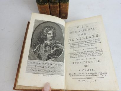 null VILLARS (Louis-Hector de) - Vie du maréchal duc de Villars [] écrite par lui-même....