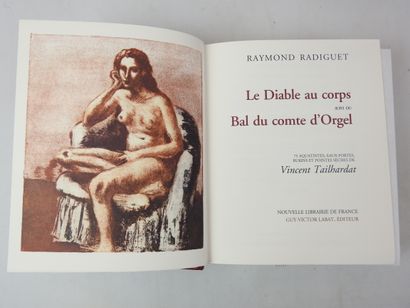 null RADIGUET (Raymond) : Le Diable au corps suivi du Bal du Comte d'Orgel. 75 aquatintes,...