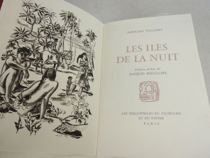 null VILLARET Bernard. Les Îles de la Nuit. Paris, Les Bibliophiles du Faubourg....