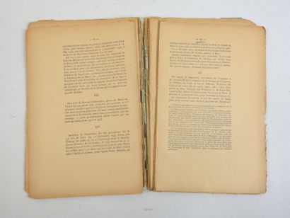 null LA VALLIERE (H. de ). Bury. s,.l., 1890. Grand in-8° broché, envoi manuscrit...