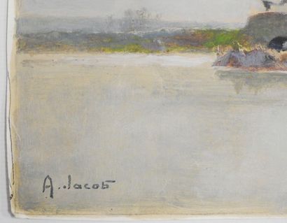 null Alexandre JACOB (1876-1972)
Travaux des champs
Gouache et réhauts de pastel...