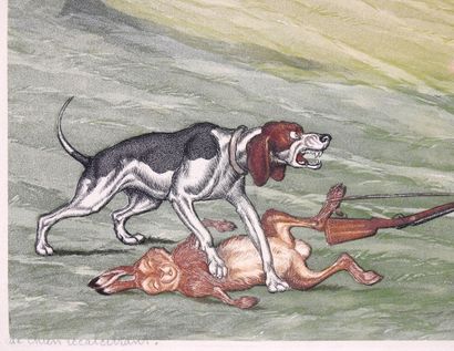 null Arthur Boris KLEIN (1893-1985) dit O'KLEIN
Le chien récalcitrant
Estampe en...