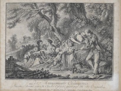 null Charles-Dominique-Joseph EISEN and Joseph de LONGUEIL after
Country amusements.
Engraving...